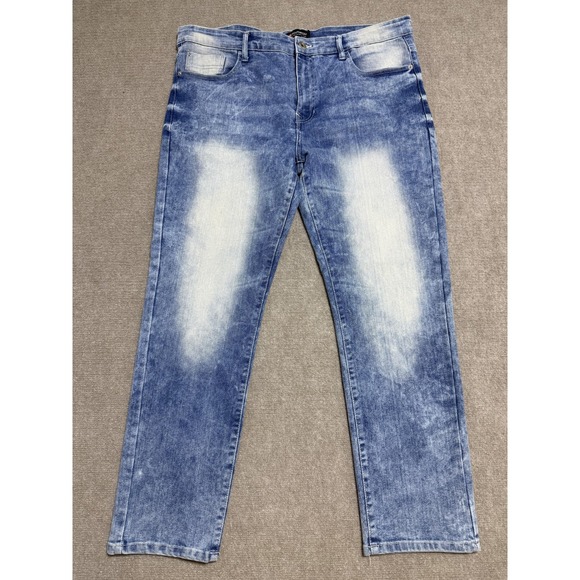 Southpole Jeans Mens 30x30 Blue Acid Wash Skinny Fit‎ Denim Straight Leg Stretch - Picture 1 of 10
